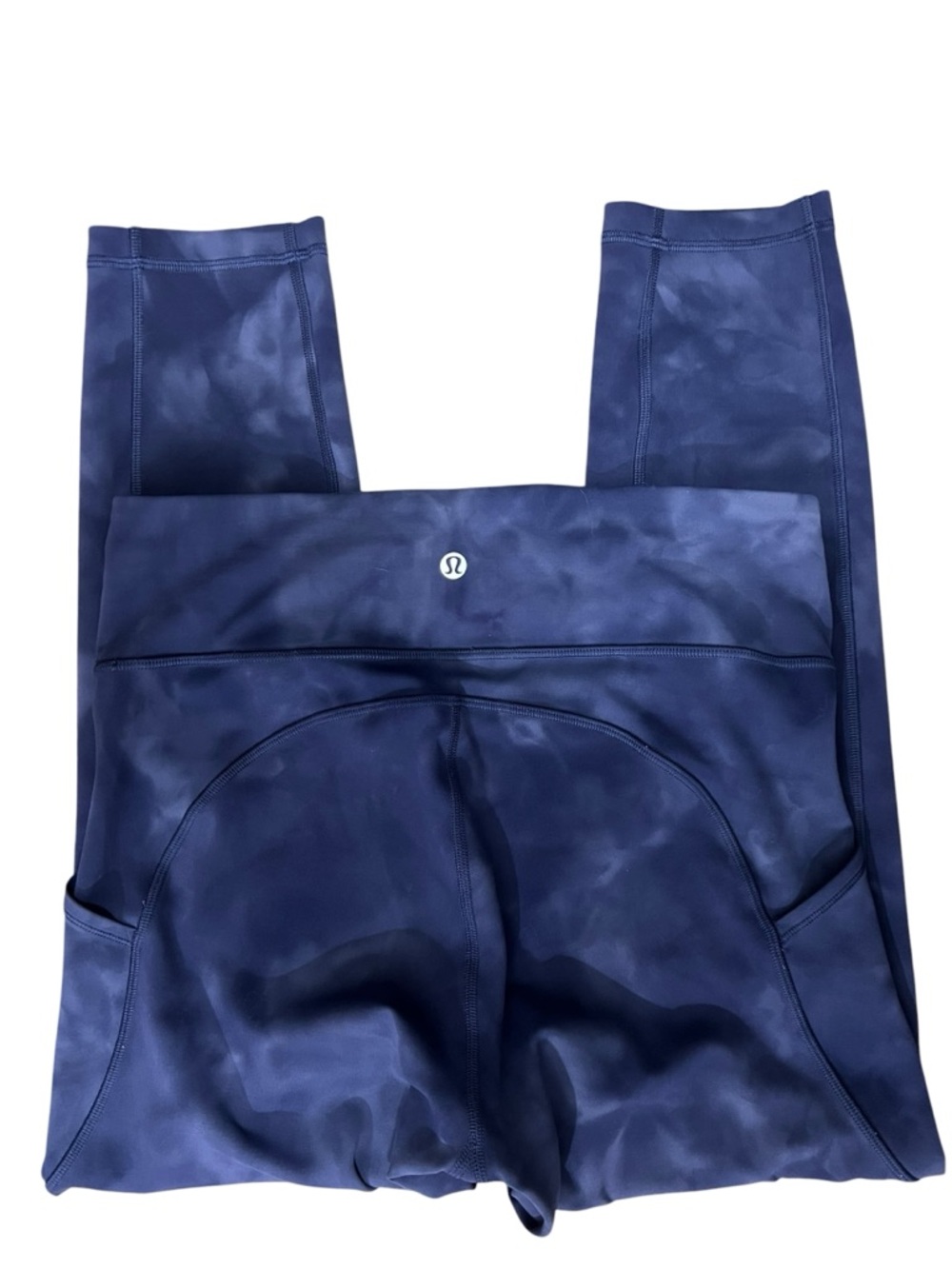 Lululemon Invigorate High Rise Crop 23” Everlux Diamond Dye Naval Blue 8 - Picture 7 of 15